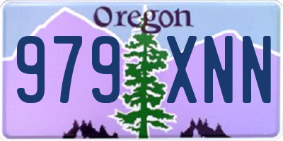 OR license plate 979XNN