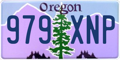 OR license plate 979XNP