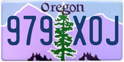 OR license plate 979XOJ
