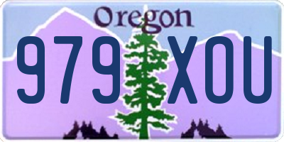 OR license plate 979XOU