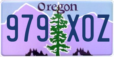 OR license plate 979XOZ