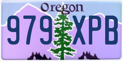 OR license plate 979XPB