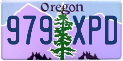 OR license plate 979XPD
