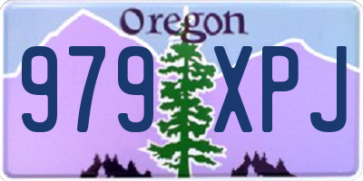 OR license plate 979XPJ