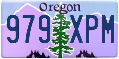 OR license plate 979XPM