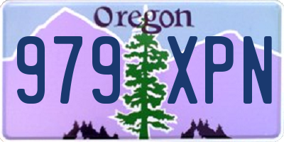 OR license plate 979XPN