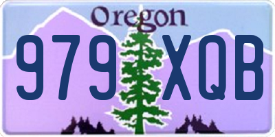 OR license plate 979XQB