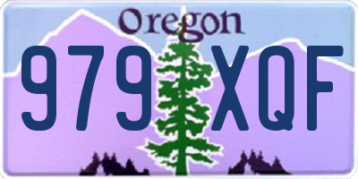 OR license plate 979XQF