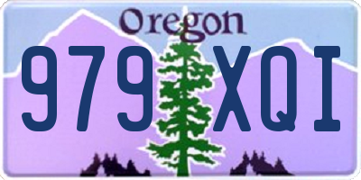 OR license plate 979XQI