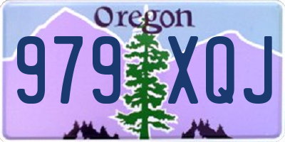 OR license plate 979XQJ