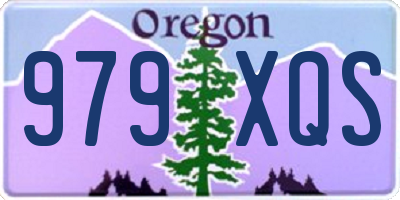OR license plate 979XQS