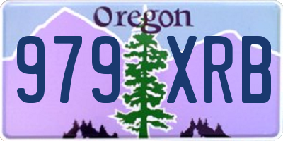 OR license plate 979XRB