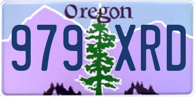 OR license plate 979XRD