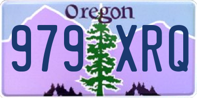 OR license plate 979XRQ