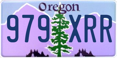 OR license plate 979XRR