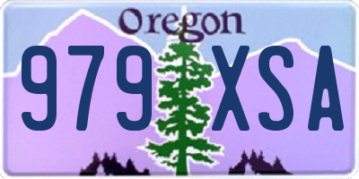 OR license plate 979XSA