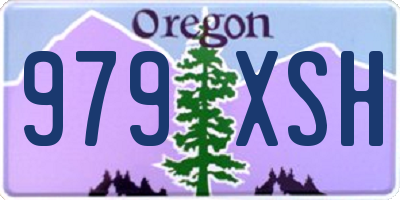 OR license plate 979XSH