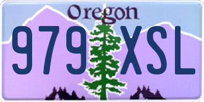 OR license plate 979XSL