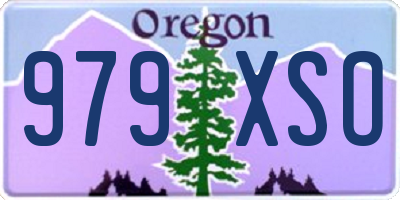 OR license plate 979XSO