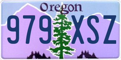 OR license plate 979XSZ