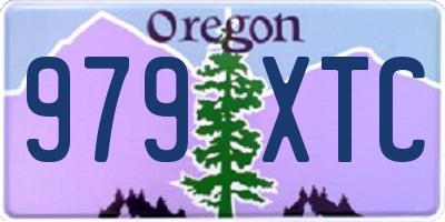 OR license plate 979XTC
