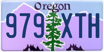 OR license plate 979XTH