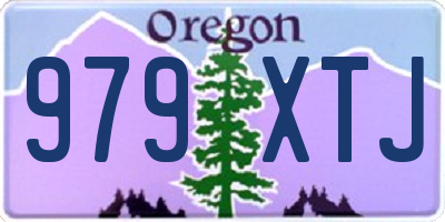 OR license plate 979XTJ
