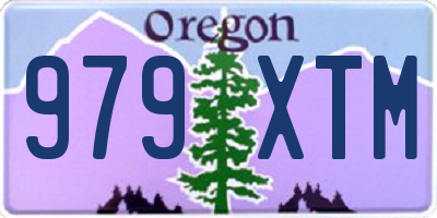 OR license plate 979XTM