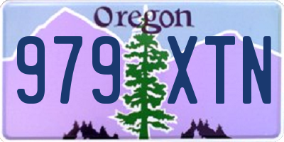 OR license plate 979XTN