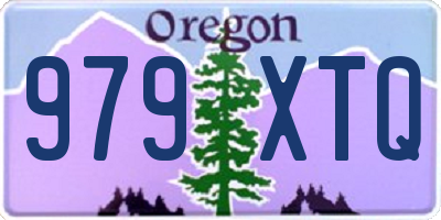 OR license plate 979XTQ