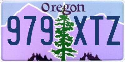 OR license plate 979XTZ