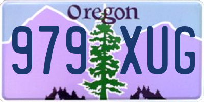 OR license plate 979XUG