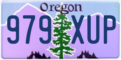 OR license plate 979XUP