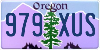 OR license plate 979XUS