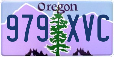 OR license plate 979XVC