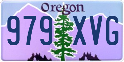 OR license plate 979XVG