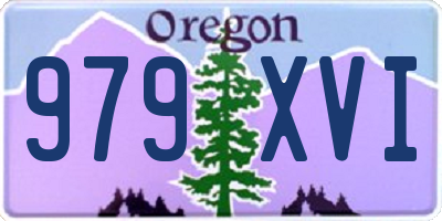 OR license plate 979XVI