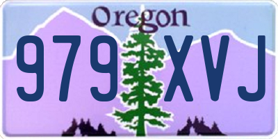 OR license plate 979XVJ