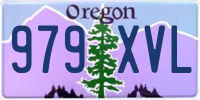 OR license plate 979XVL