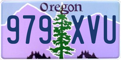 OR license plate 979XVU