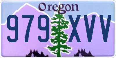 OR license plate 979XVV