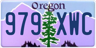 OR license plate 979XWC