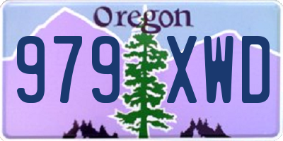 OR license plate 979XWD