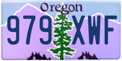 OR license plate 979XWF