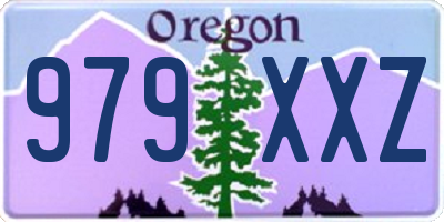 OR license plate 979XXZ