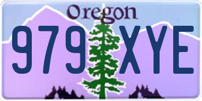 OR license plate 979XYE