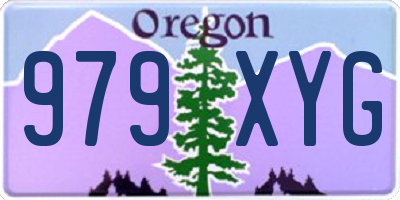 OR license plate 979XYG