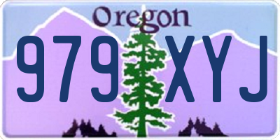 OR license plate 979XYJ
