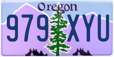 OR license plate 979XYU