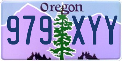 OR license plate 979XYY
